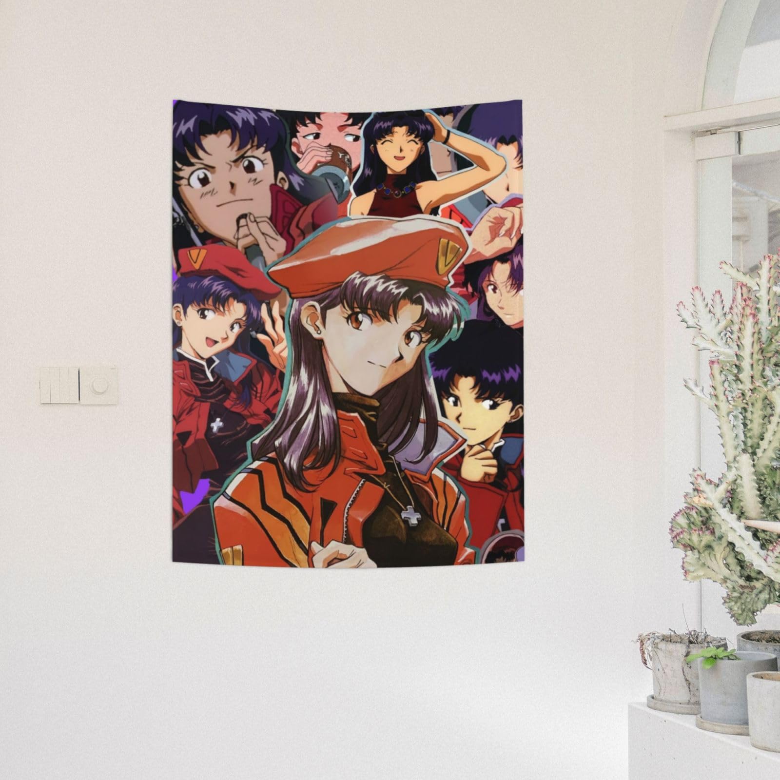 Amazon.co.jp: 新世紀エヴァンゲリオン 葛城ミサト Eva タペストリー 