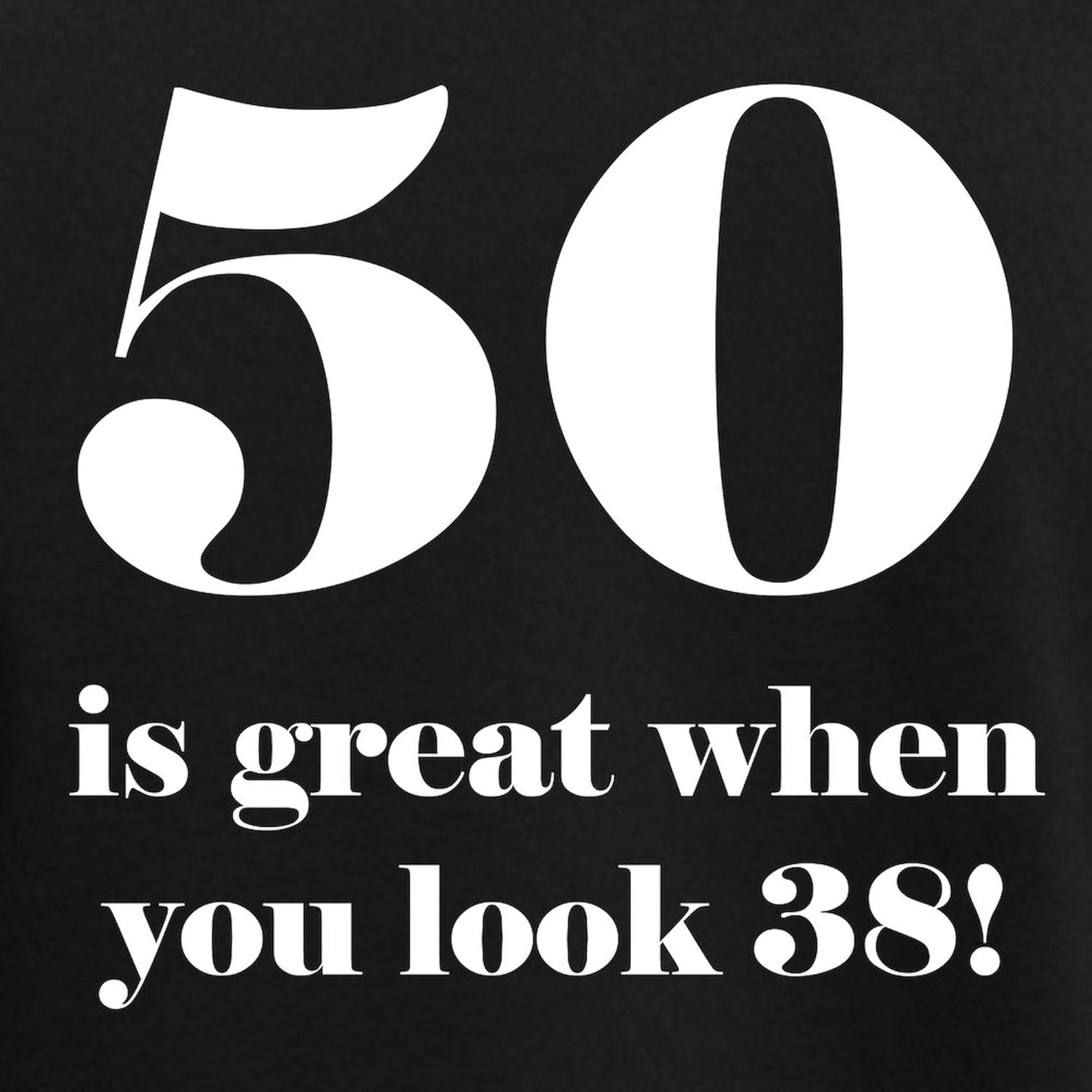 CafePress 50Th Birthday Humor Women's Dark Pajamas Womens Novelty PJ Sleepwear