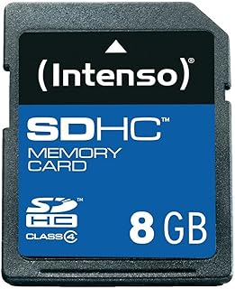 Intenso - Tarjeta de memoria SDHC de 8 GB (clase 4), color azul