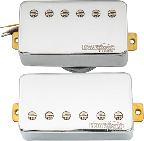 Vista 10 de Wilkinson WOCHB - Pastilla de cuello Humbucker de cerámica para guitarra eléctrica Les Paul SG Style, color dorado Cuello Oro,Juego de cromo