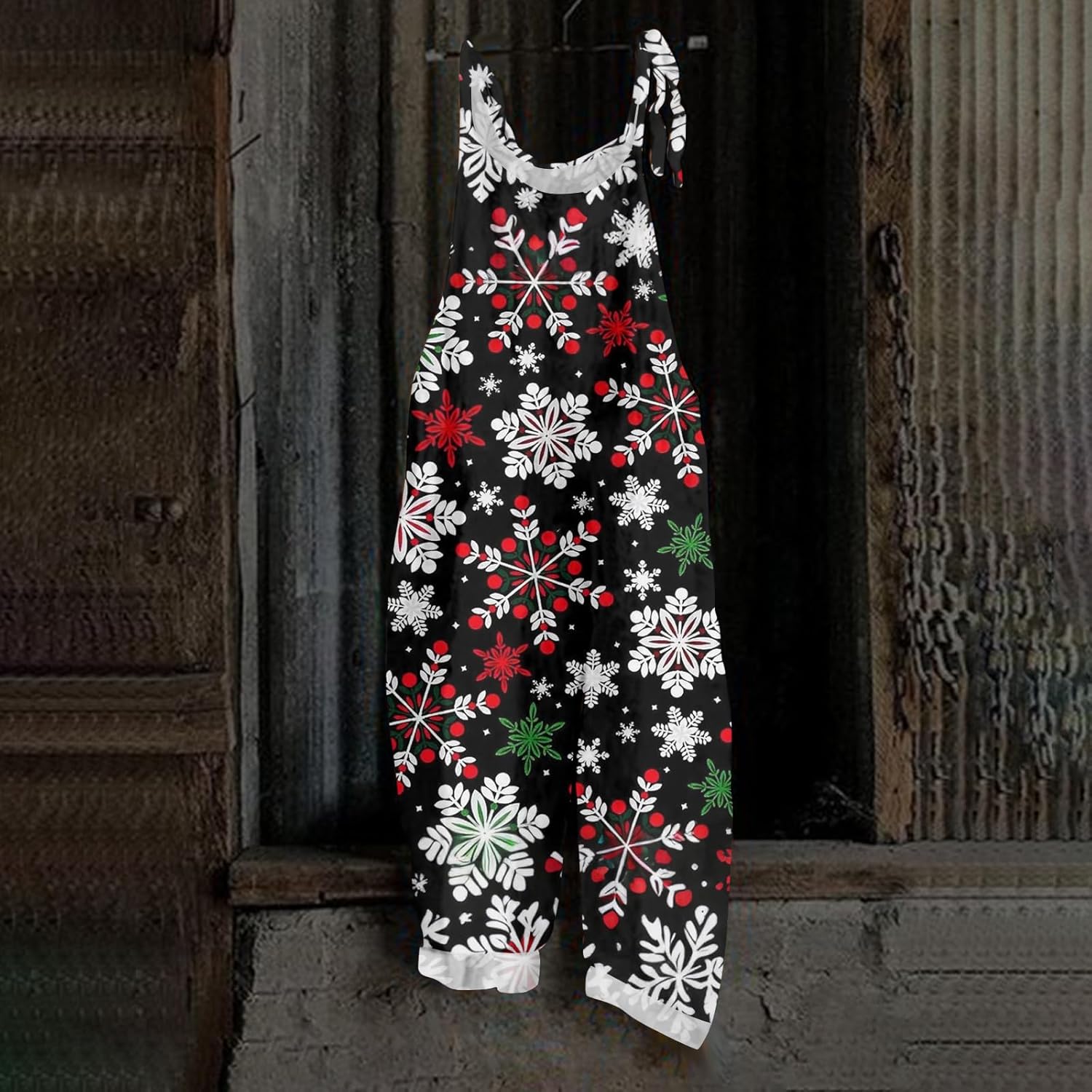 OIOLOYJM Spring Summer Plus Size Boho Overalls for Women 2026 Hippie Cloth Floral Printed Jumpsuits Spaghetti Strap Rompers - Image 2