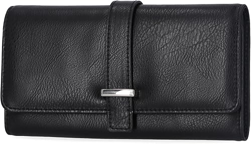 Mundi - Cartera File Master con bloqueo RFID para mujer, con bolsillo para cambio