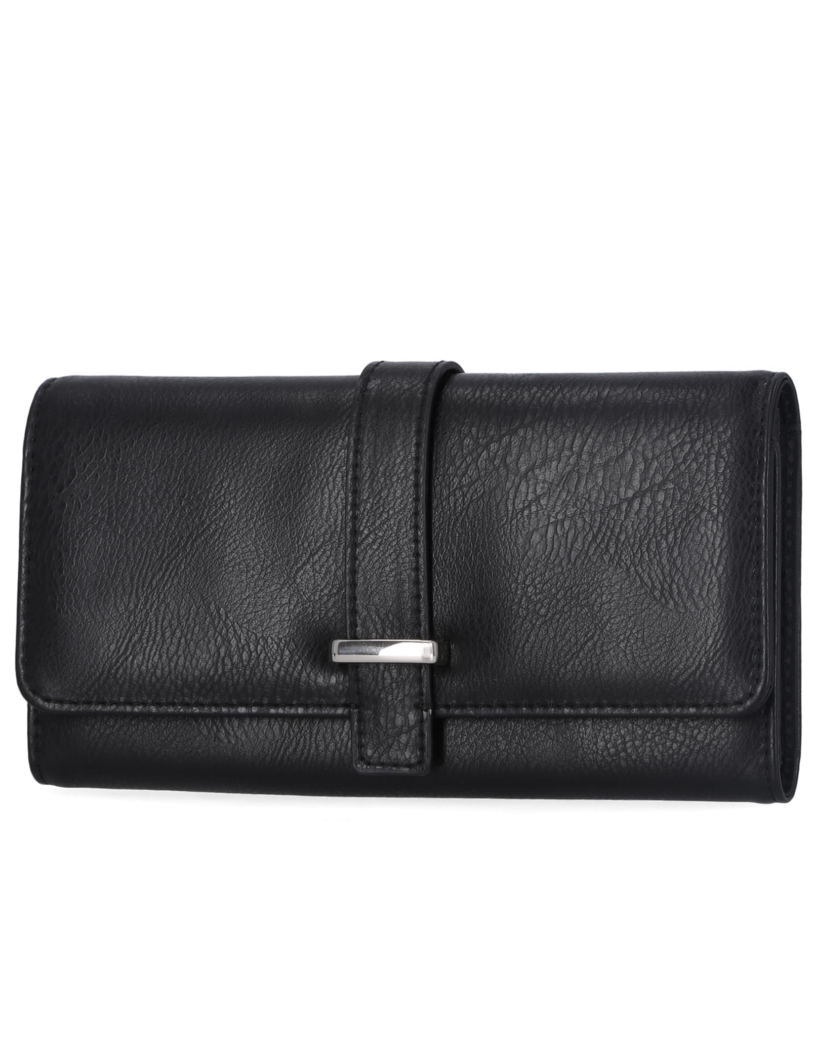 Mundi File Master Womens RFID Blocking Wallet Clutch Organizer With Change Pocket