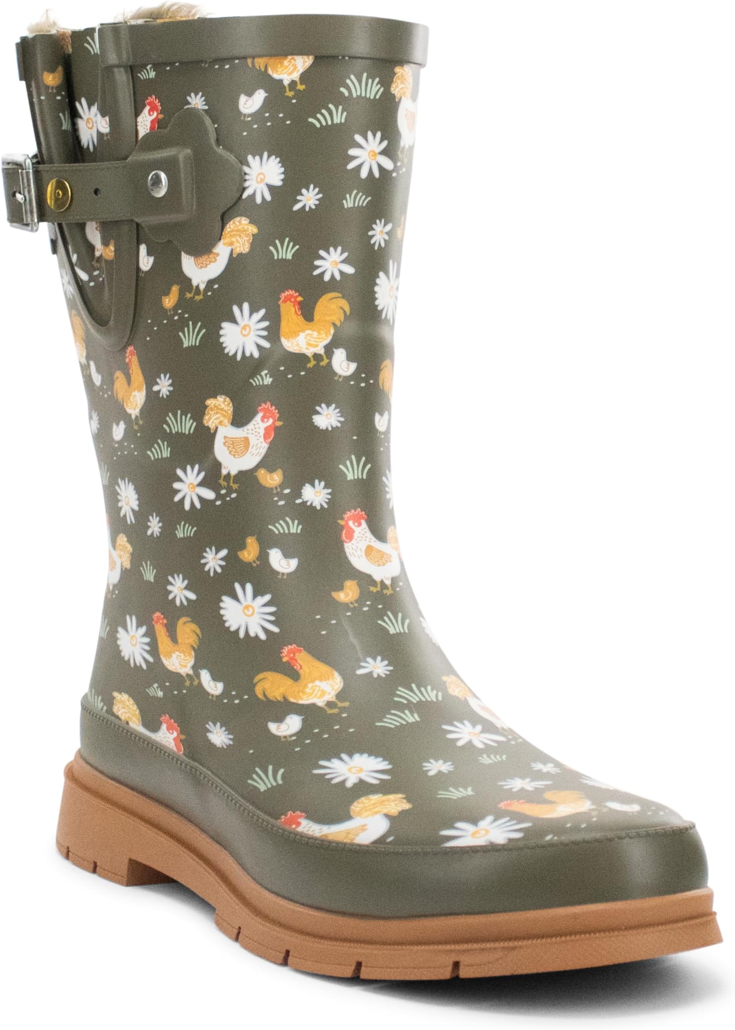 Women's Waterproof Mid Rain Boots