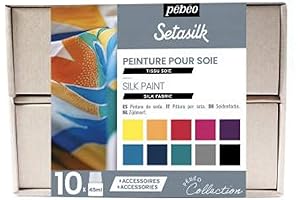 Pebeo SETASILK Collection Silk Painting Kit - The Essential Introduction To The...