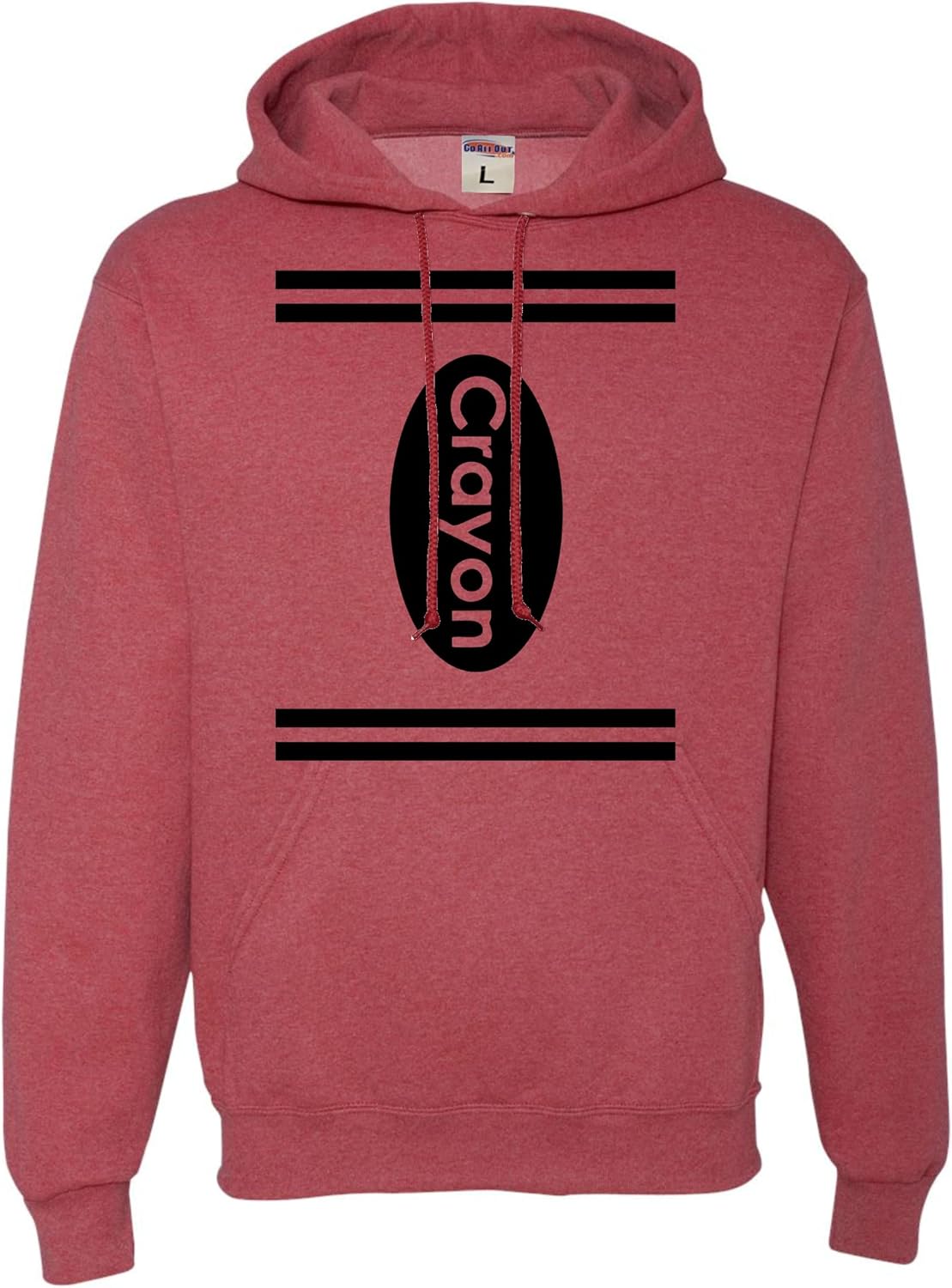 Go All Out Crayon Costume With Many Color Choices Mens Women Youth Sweatshirt Hoodie