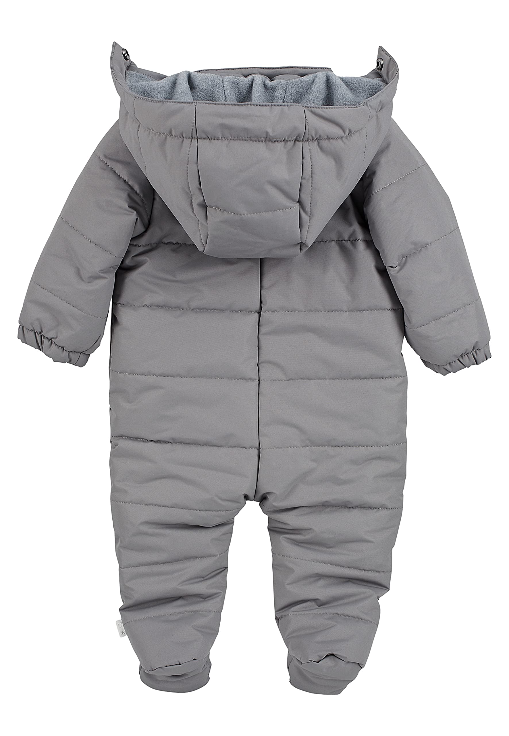 Sterntaler Unisex Kinder Overall Baby Overall gesteppt mit Kapuze Eisbär Elia