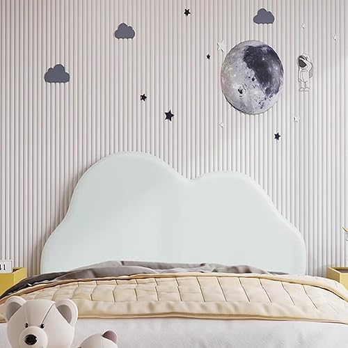 Upholstered Wall Panels, Removable Upholstered Headboard, Anti-Collision Layroom Protection Panel, 3D Leather Wallpaper Soft Cushion for