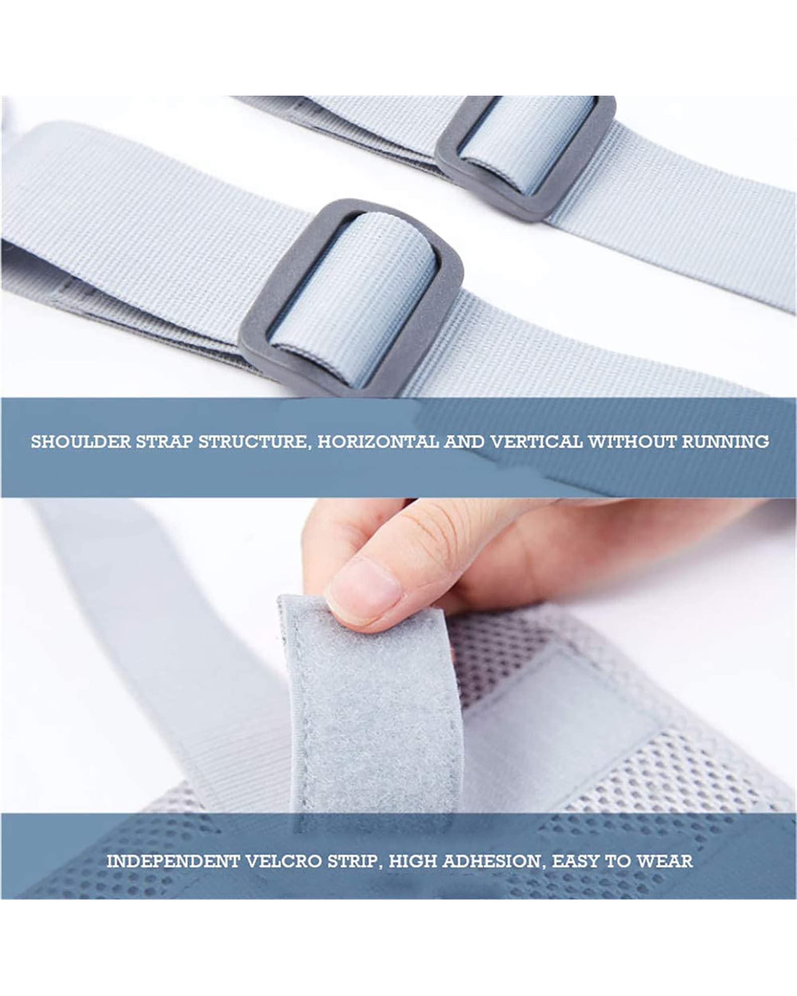 Eslinga de malla transpirable para brazo, correa de soporte para fijación de fracturas de antebrazo, manguito rotador ajustable y codera, inmovilizador para hombres y mujeres