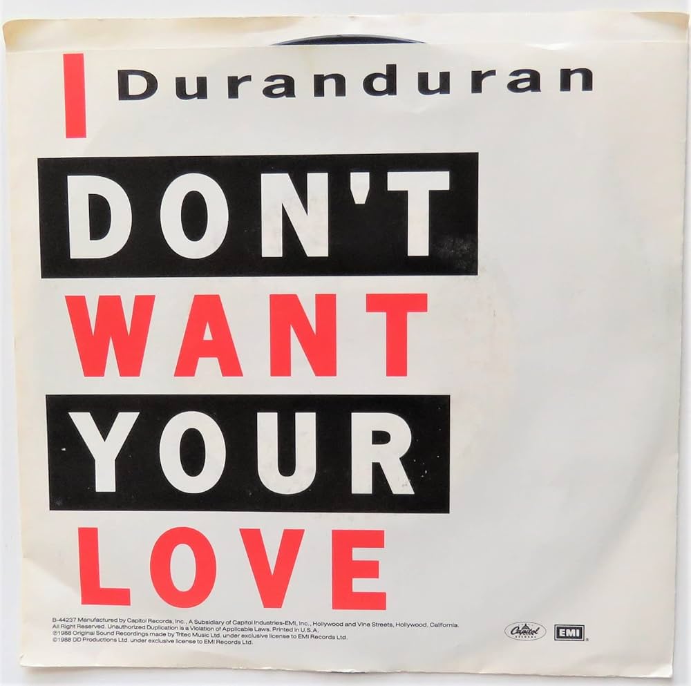 Amazon.co.jp: I Dont Want Your Love - Duran Duran 7