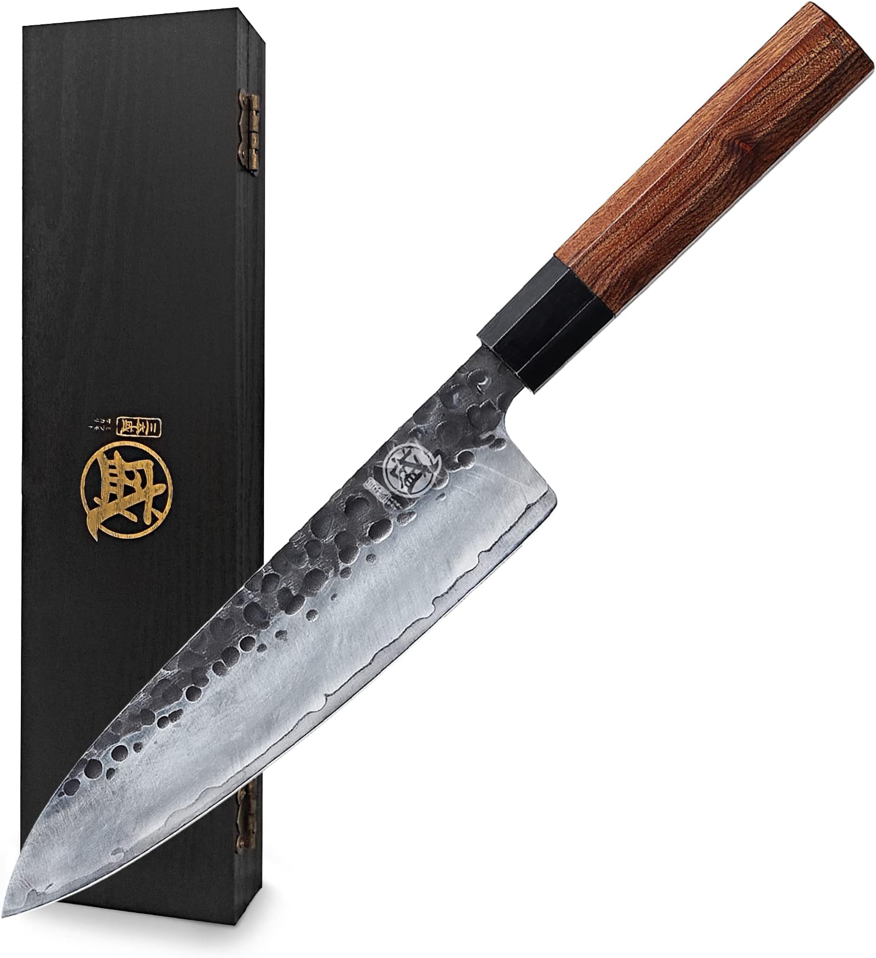 MITSUMOTO SAKARI Professional Hand Kitchen Chef Knife, 8 inch