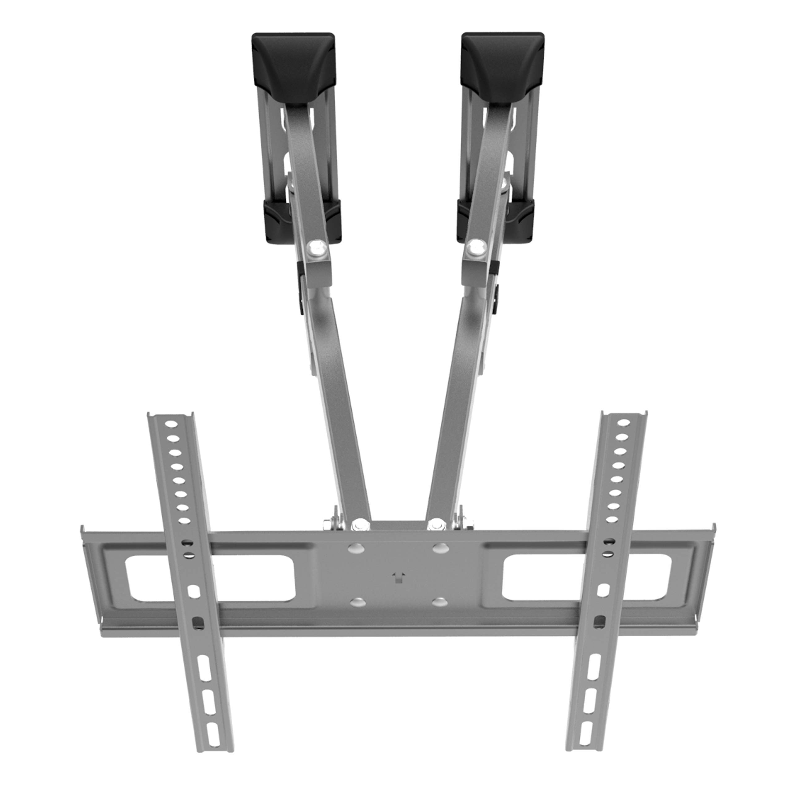 Supporto da parete per TV, girevole e inclinabile, montaggio ad angolo, montaggio a nicchia - VESA fino a max.400 x 400 per 26-55 pollici, estendibile fino a max.47 cm