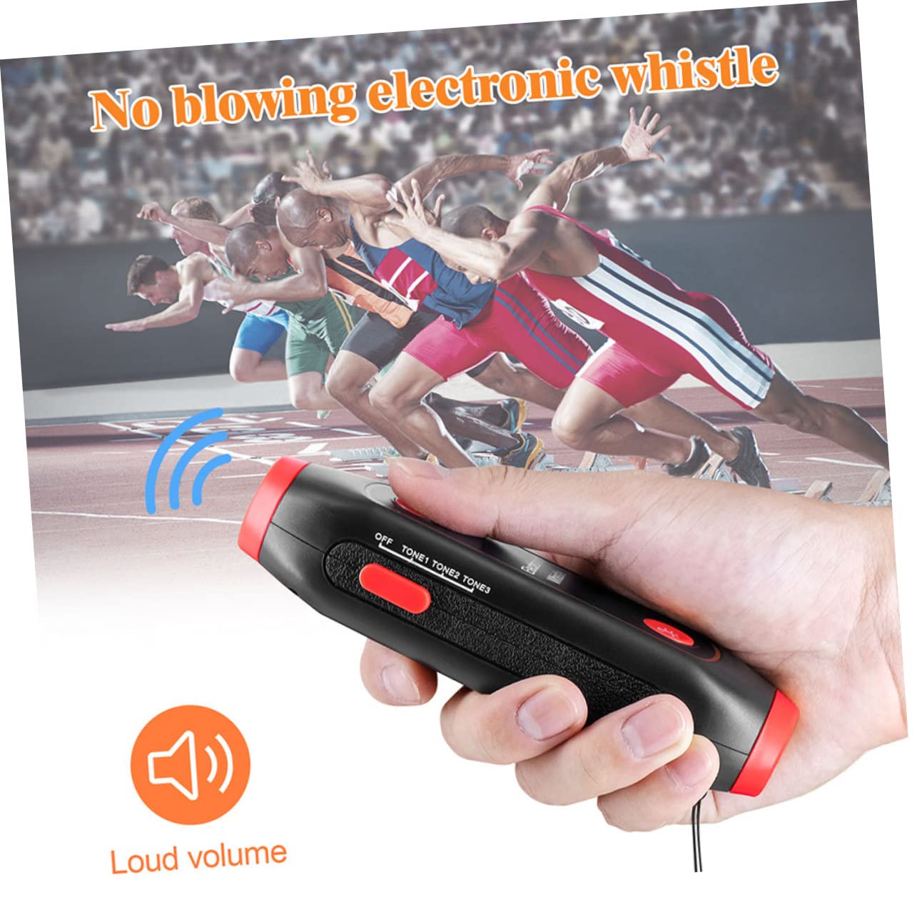 VANZACK 3 Fischietti Elettronici Fischio Forte Suono Fischio degli Allenatori con Cordino Fischio Giocattolo per Animali Domestici Fischio da Calcio Fischio da Pallavolo Fischio da Calcio