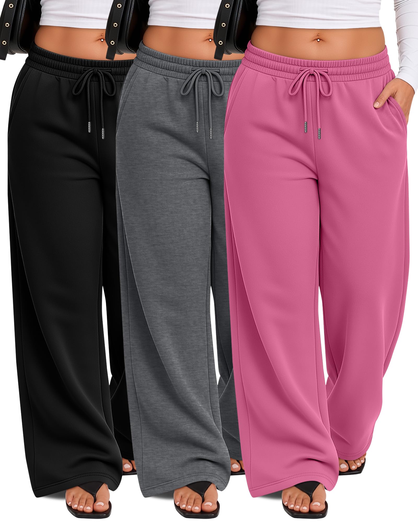 Neer 3 pantaloni sportivi donna taglie forti larghi