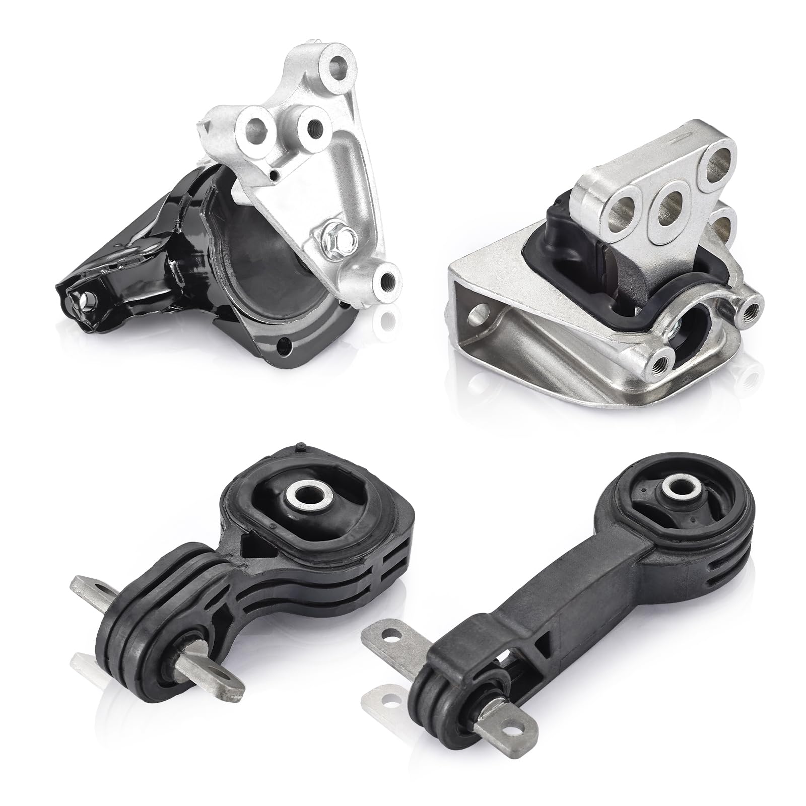 ENA Engine Motor Transmission Mount Set Compatible with Honda Civic 1.8L 2006 2007 2008 2009 2010 2011 l4 Automatic Transmission Replacement for A4530 A4534 A4543 A4546 Set of 4