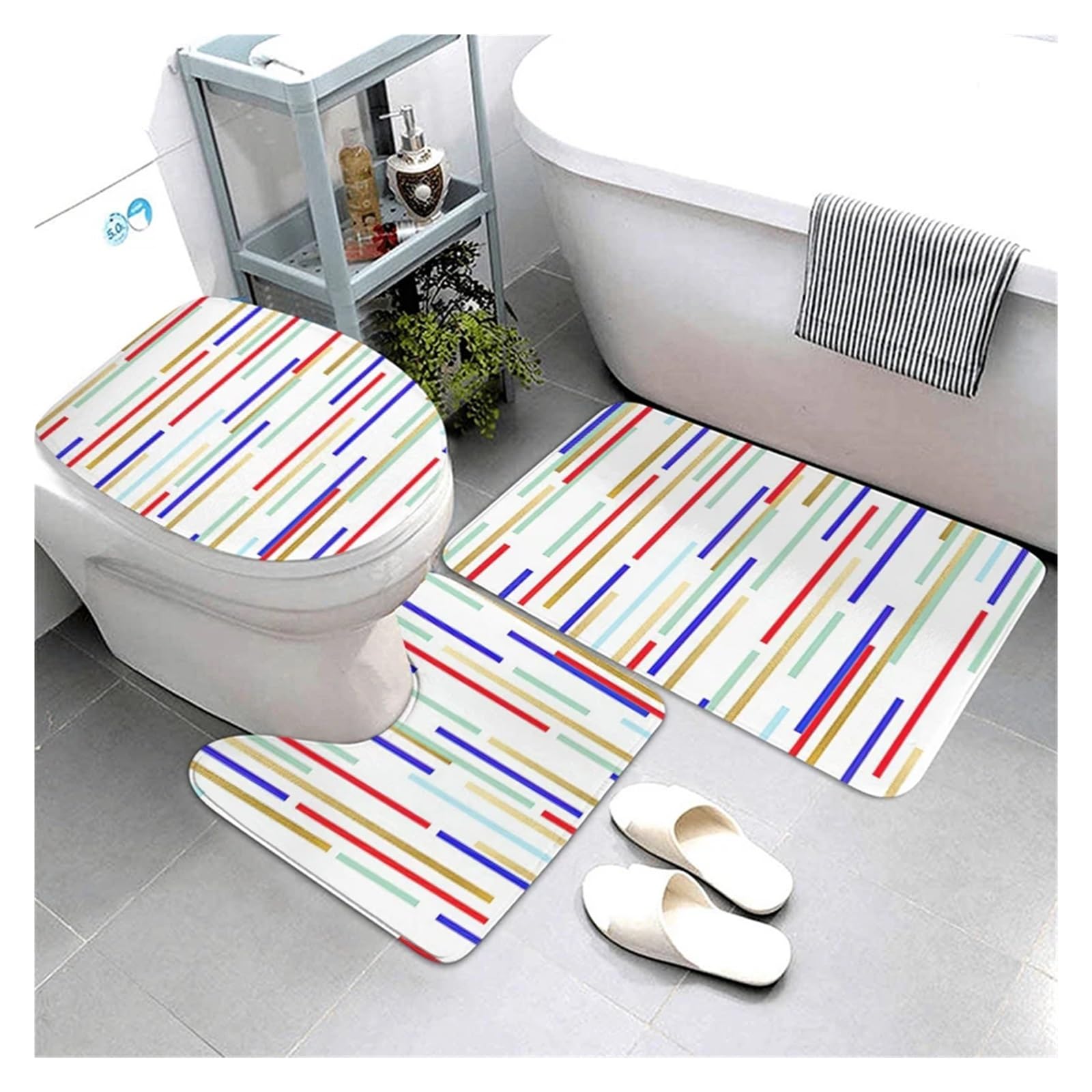Shower Mat Bedroom Room Mat Bathtub toilet rug Anti-slip Bath Bathroom Small Rug(2208sjt-001715)
