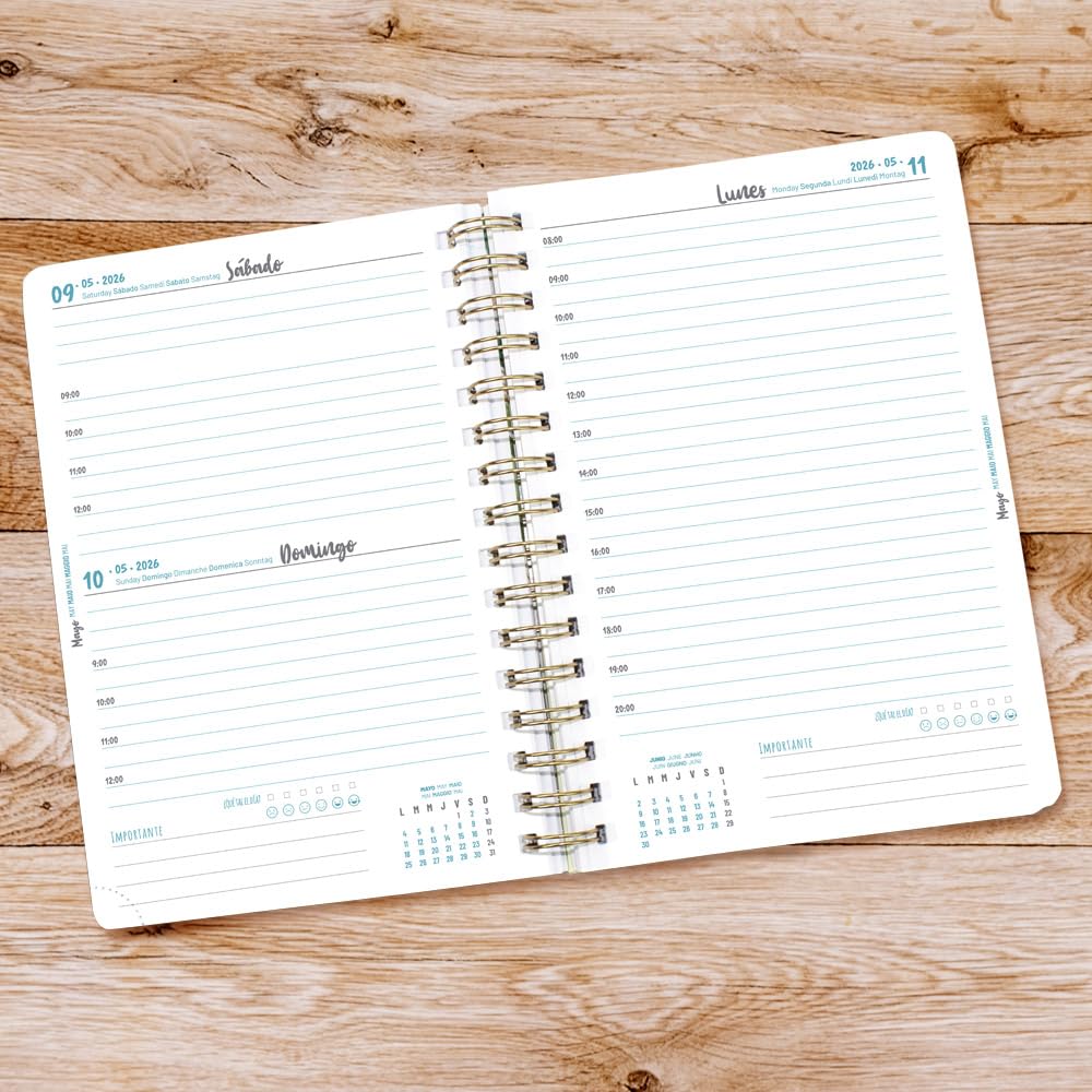 CLAIREFONTAINE Agenda Scolaire Journalier 12x17cm Couverture PVC Toucher Gomme Noir 2023-2024 Pas Cher