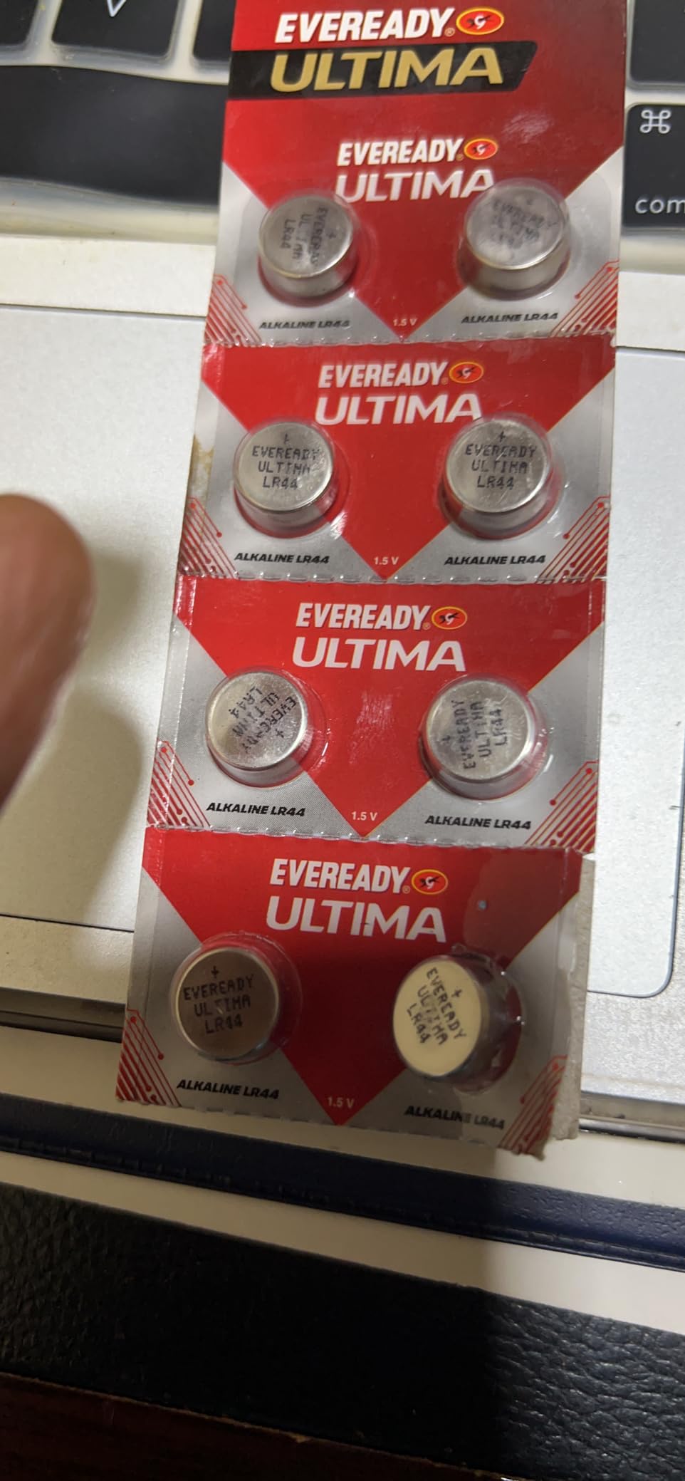 Eveready Ultima Alkaline Coin Battery 1.5V | LR44 | Lightweight & Heavy ...