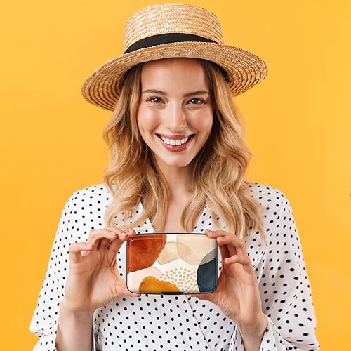 Miniatura 6 de Hsxnam Soporte para tarjetas de crédito, pequeña cartera de metal RFID para tarjetas de crédito, lindo tarjetero de visita, funda de identificación