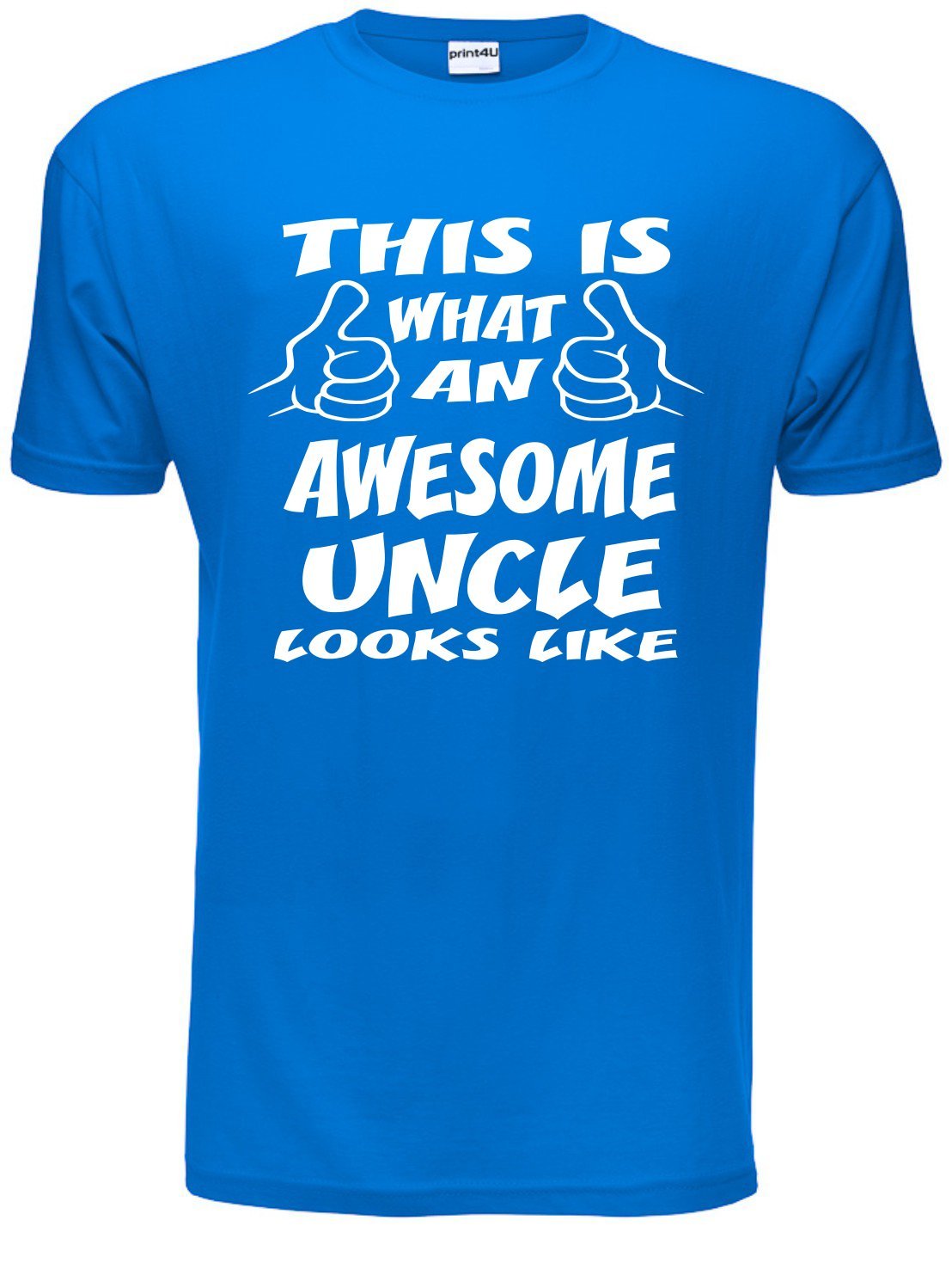 This is What an Awesome Uncle Gift for Uncle Mens T Shirt Medium Blue