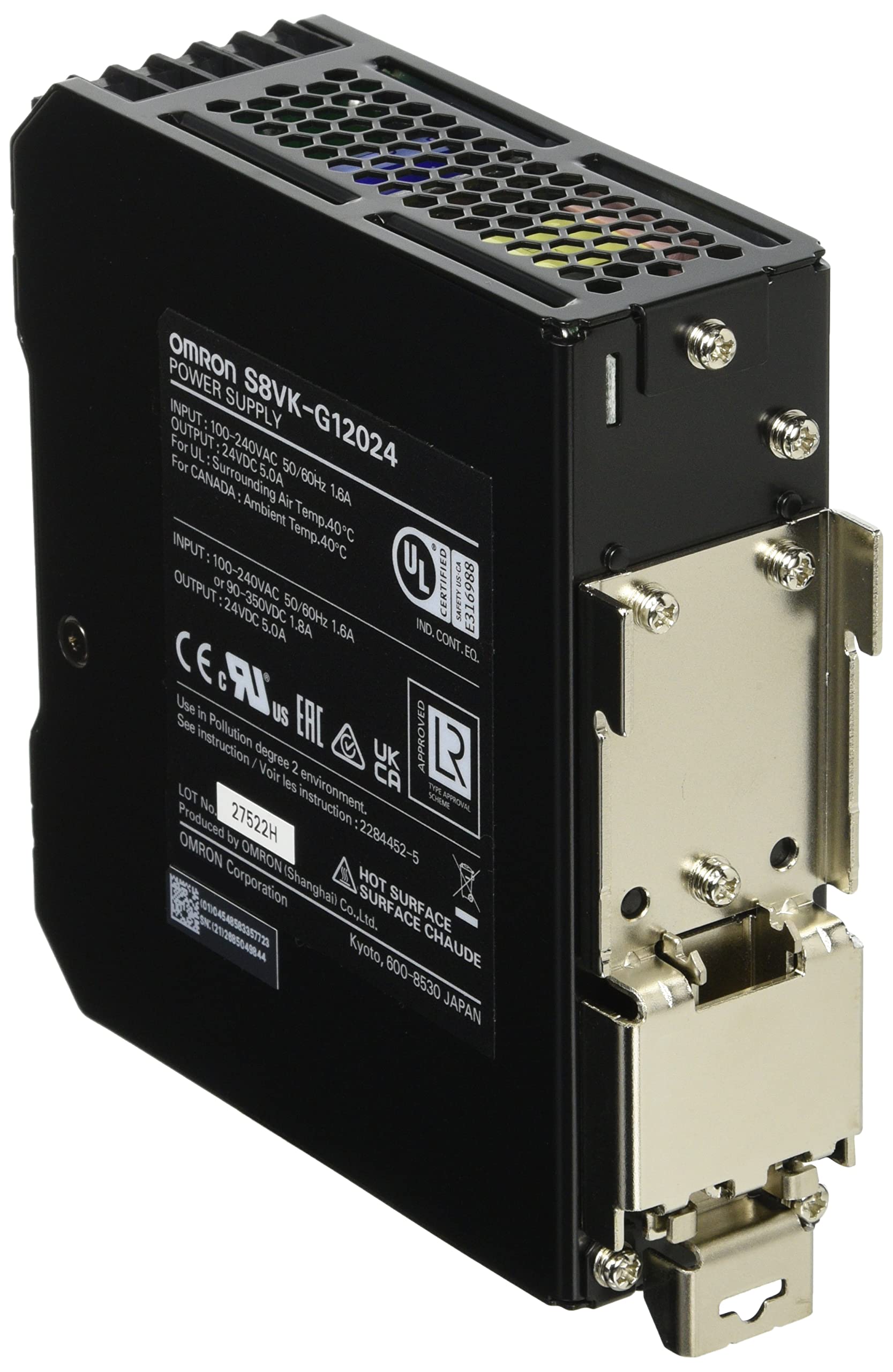 Omron Fuentes alimentacion – Alimentatore alimentazione s8vkg12024 120 W/24 V/5 A