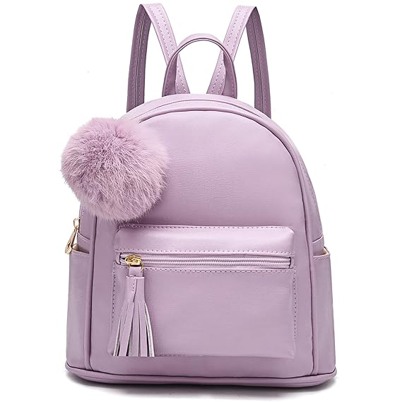 Purple backpack purse Clearance