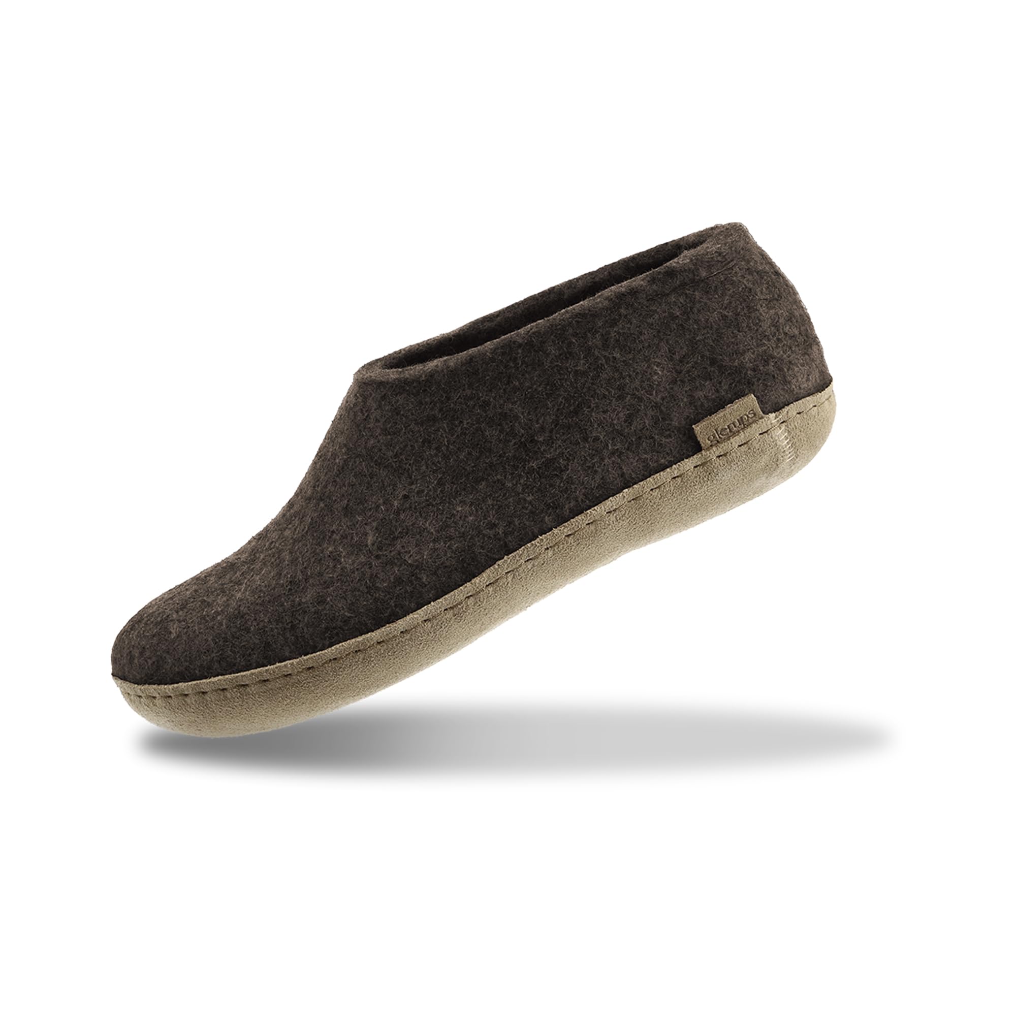 100% quality wool mix Shoe Slipper with leather sole - Unisex