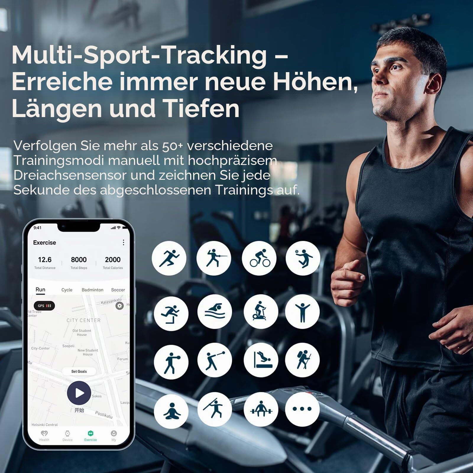 Schrittzähler Armband Schmal Fitness Tracker ohne Display Damen Herren Fitness Armband Smart Bracelet ohne App und Handy Schlaftracker Herzfrequenz Fitnessarmband Kalorien Rosegold Silber Schwarz