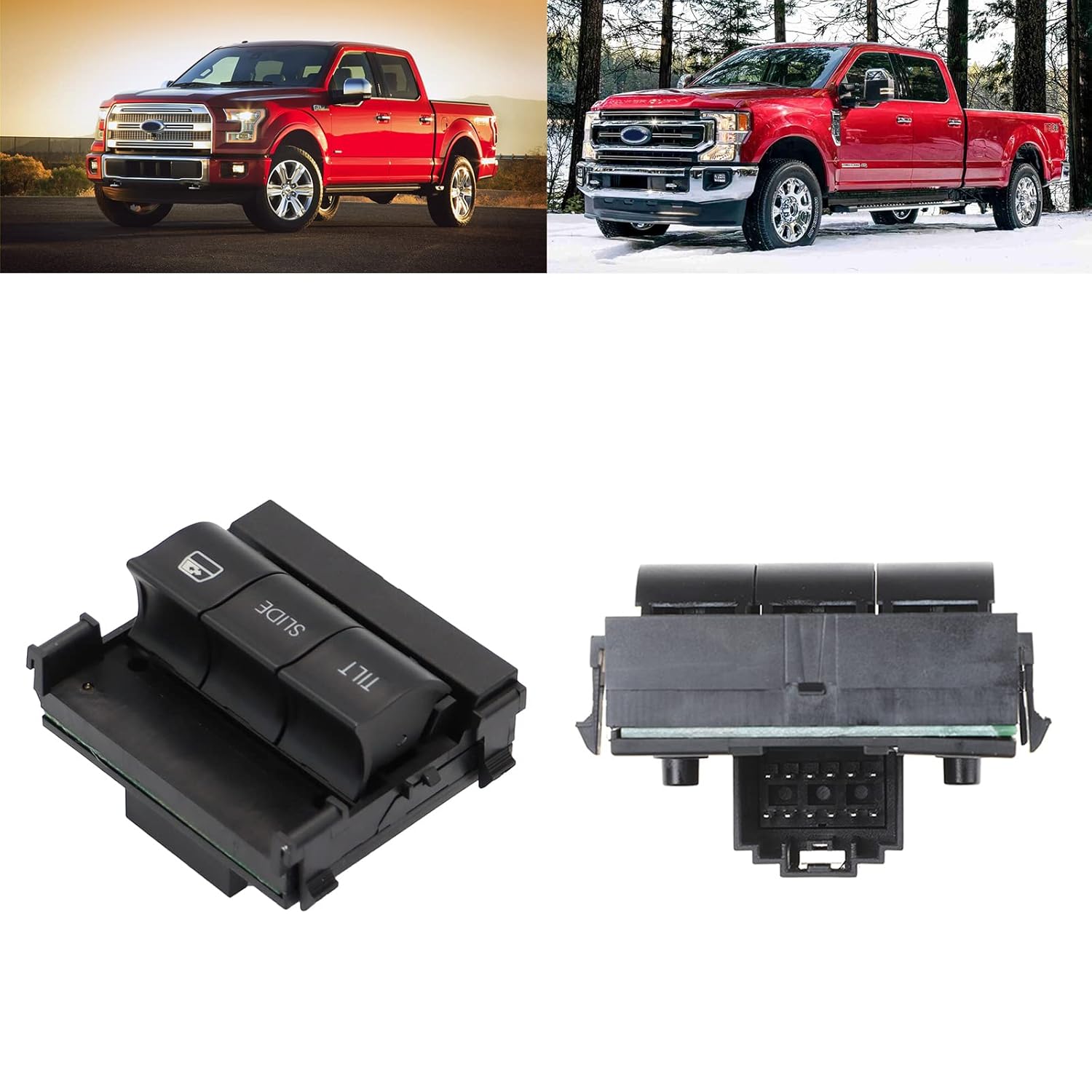 Generic Car Sunroof Switch Overhead Sunroof Switchfor F250 F350 F450 F550 Super Duty 11-16 Replace 9L3Z15B691Da Overhead Console Switch