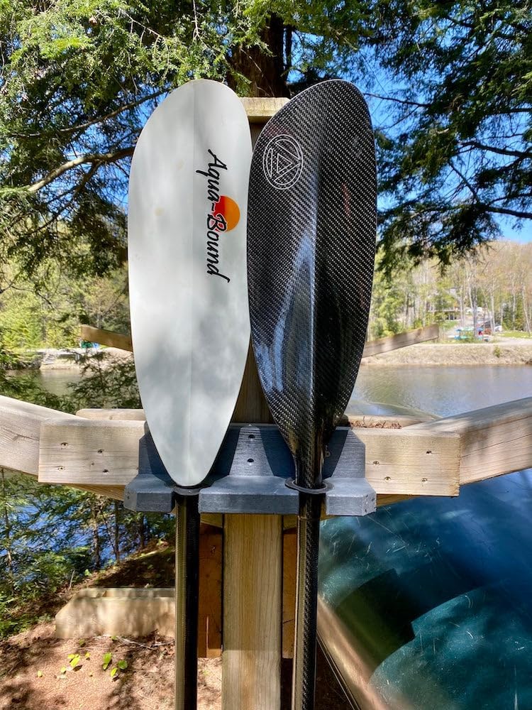 Storage Rack Solutions ReRackiT - Poly Paddle Holder For Kayak, Canoe or SUP Paddles - Outdoor or Indoor Universal (Holds 2 Paddles)
