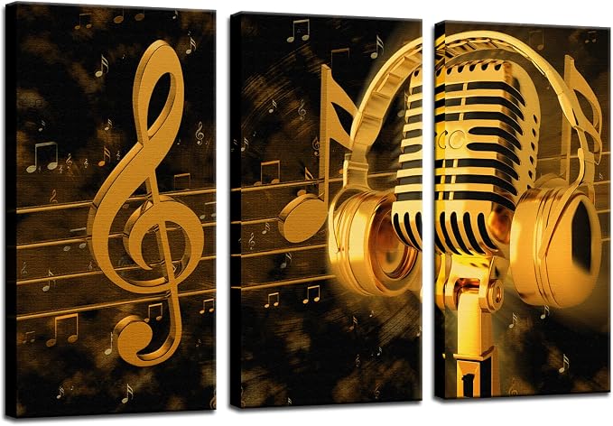 Music Art Canvas Print Decor