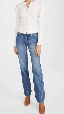 AMO Women's Puff Sleeve Cardigan