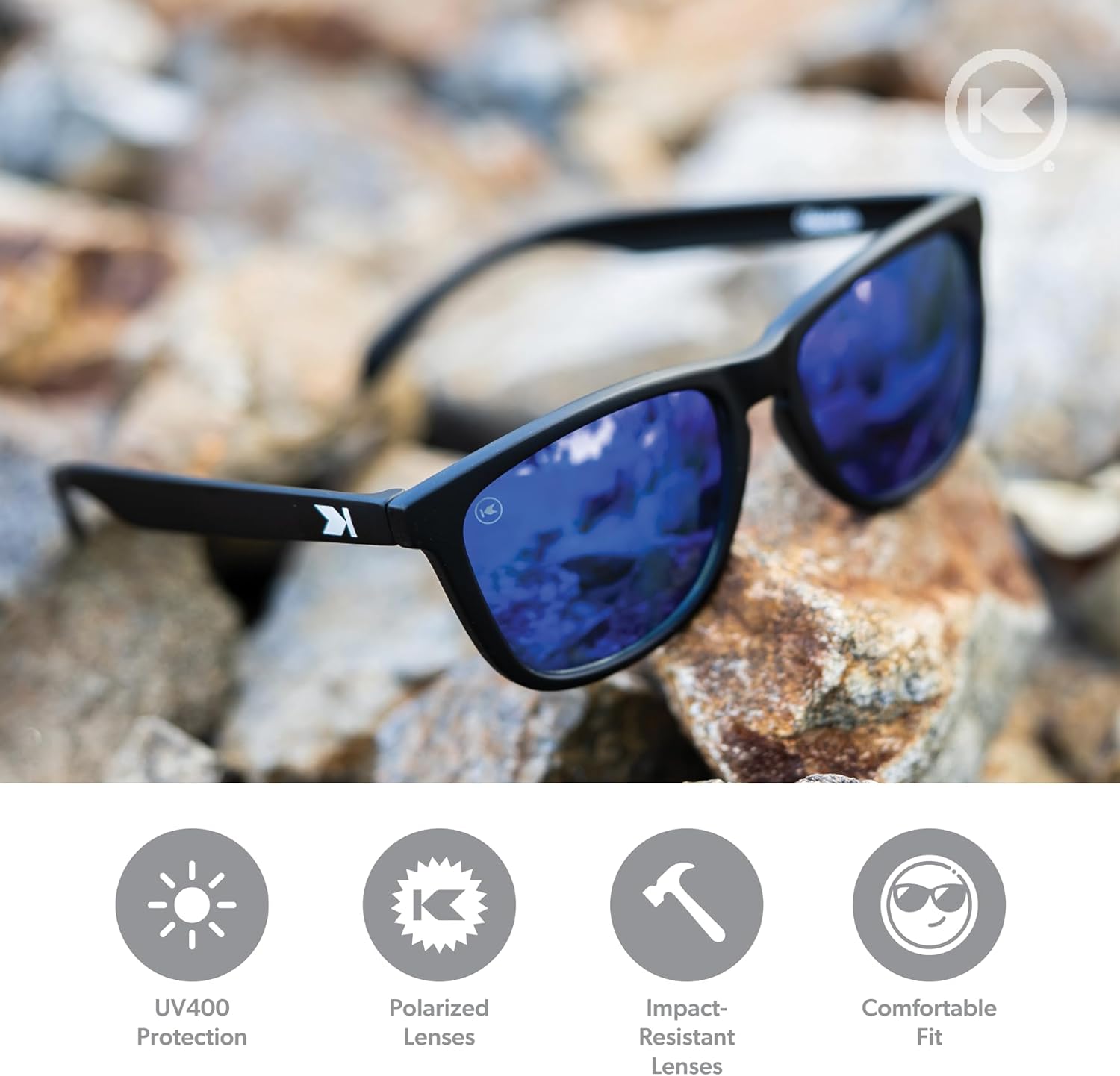 Knockaround Classics Polarized Sunglasses for Men & Women - UV400 Protection - Image 2