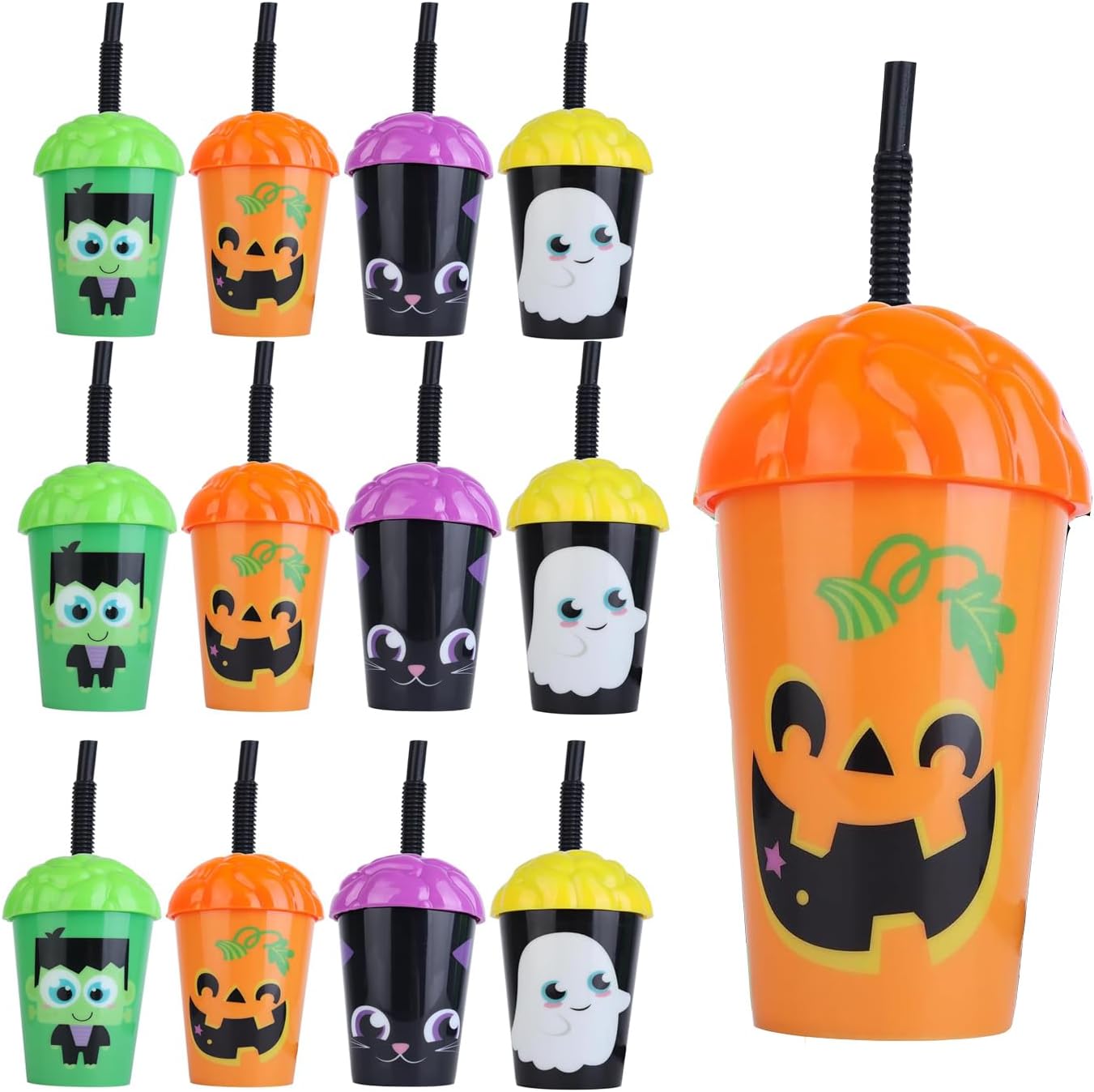 Wizme Navratri Kanjak | Kanya Pujan Gifts | Navratri Return Gift Items | Kanjak Poojan for Kids Girls Return Gift Items Pack of 1 (Cartoon Sipper Set of 12)