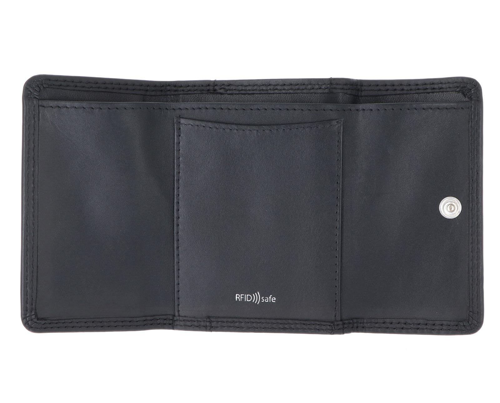 Golden Head Cuero Monedero Polo RFID Protect Minischeintasche 1314 Schwarz Negro