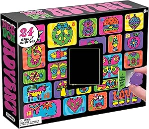 Fidget Advent Calendar 2025, Sensory Play Christmas Advent Calendar 24 Days of Surprise Mini Squish Sensory Toys Stress Relief Game for Holiday Party &amp; Family Activity