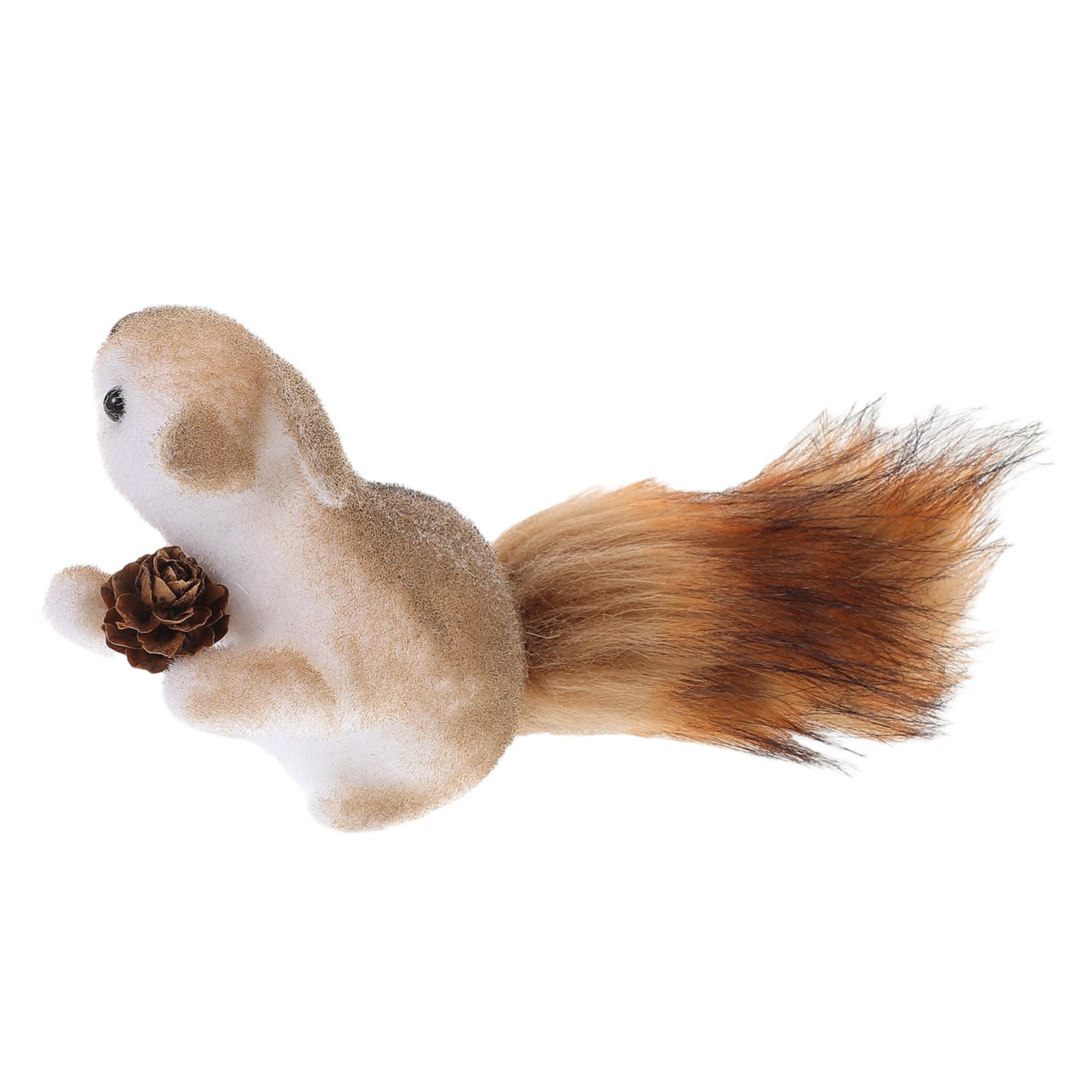 IMIKEYA Statue Écureuil Factice pour Décoration Intérieure Et Extérieure Figurine Animalière pour Fêtes sur Thème Écureuil Et Décoration Maison