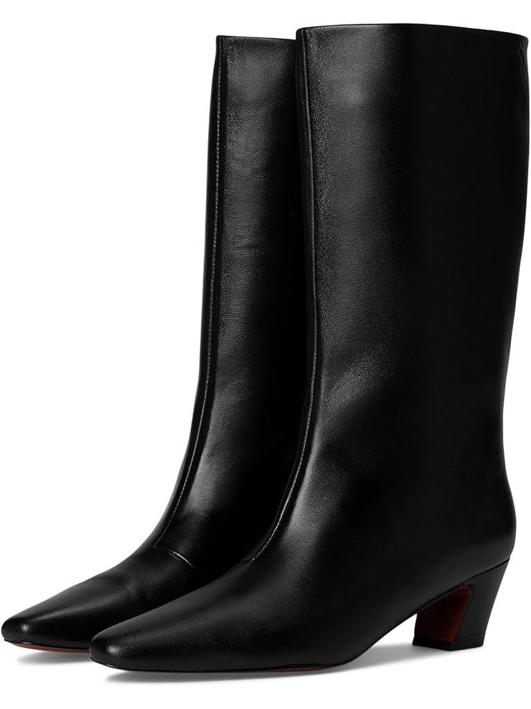 Brown Loeffler Randall Cleo Kicked Heel Calf Boots