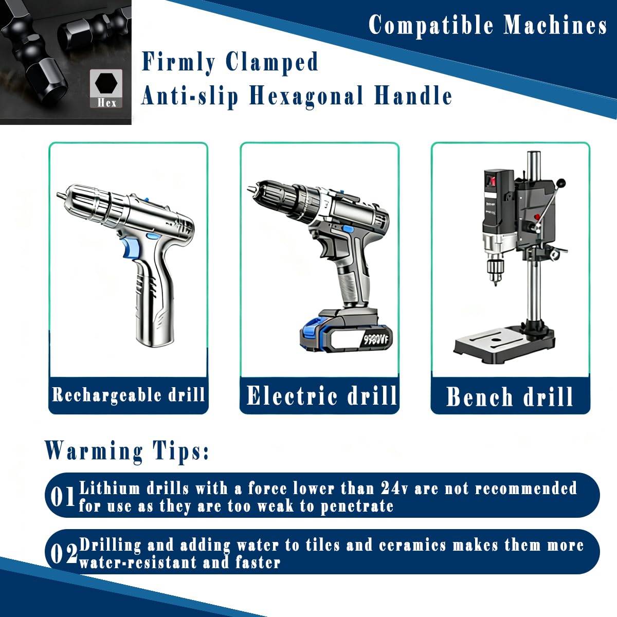 Best Masonry Drill Bits - 10pc 1/4