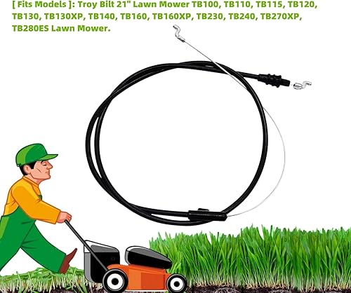 Miniatura 8 de 746-04661A Cable de control 946-04661A 946-04661 746-04661 para MTD Craftsman Troy-Bilt Yard-Man Yard Machines Cub Cadet Bolens 21" Deck Walk Behind