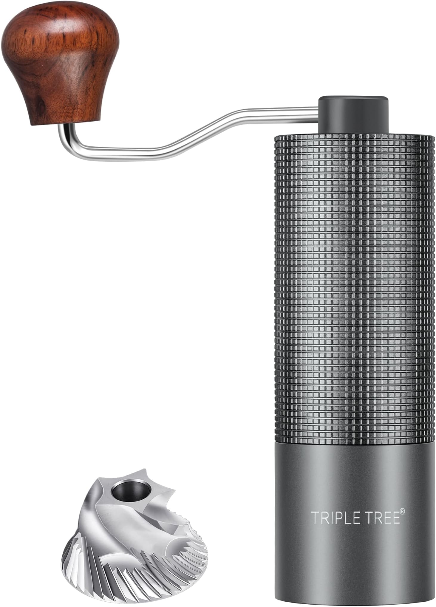 Manual Coffee Grinder with Adjustable Coarseness Settings, Hand Coffee Grinder Ideal Gift for Coffee Lover,Capacity 30g with Sturdy Conical Burr, Perfect Coffee Bean Grinder for Office Home Camping