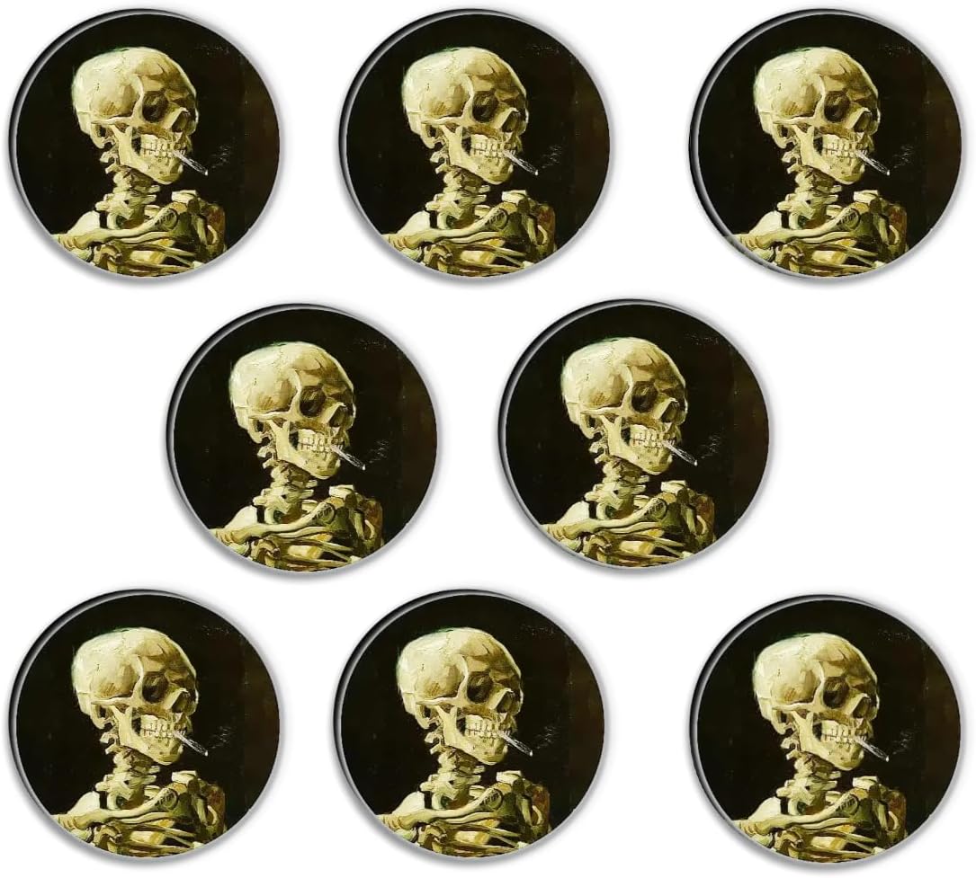Decorative Art Strong Magnets for Refrigerator Office Kitchen Whiteboard Locker, Gifts for Art Lovers (Vangogh) (4, Small) image 5