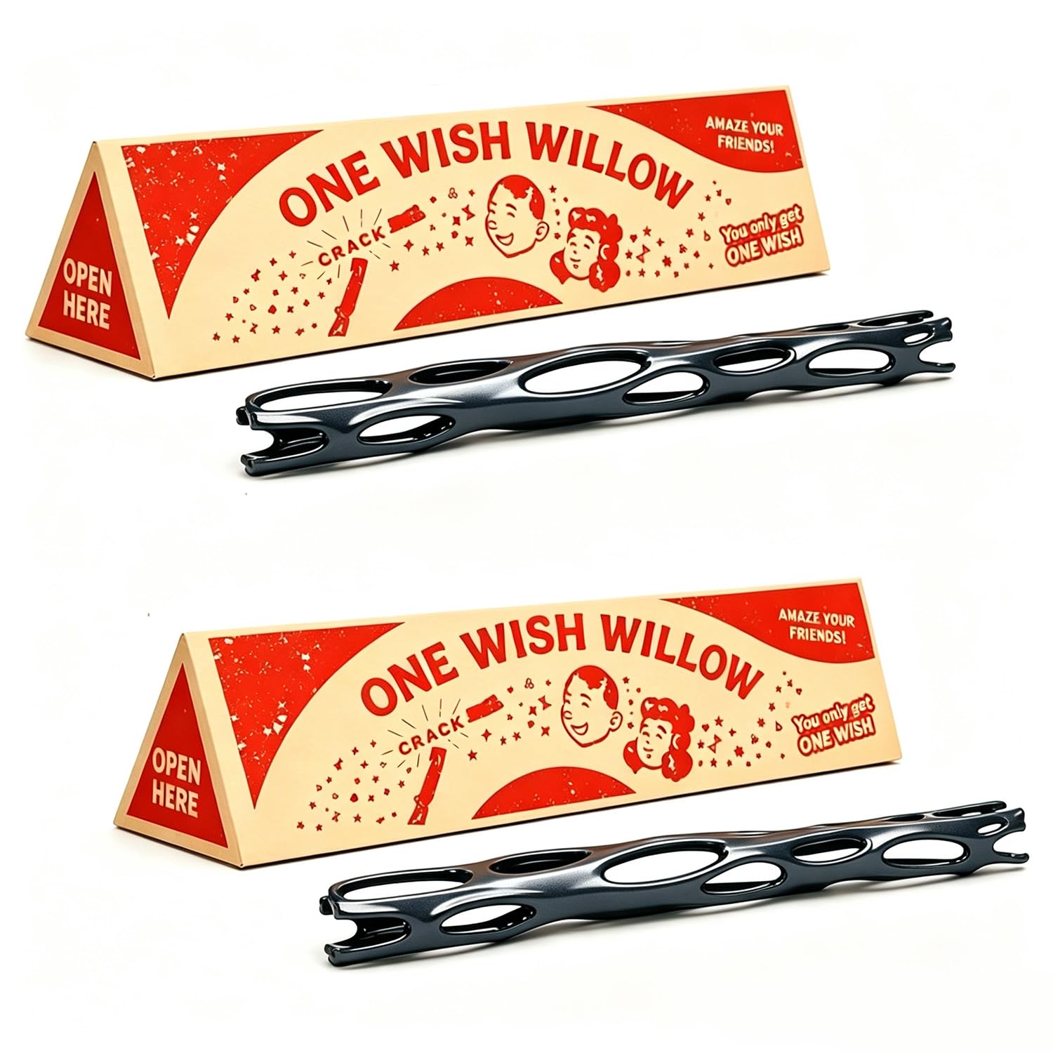 One Wish Willow Stick, 3D Printed Wish-Making Snap Stick for Fans Gift and Collectors (2Pcs)