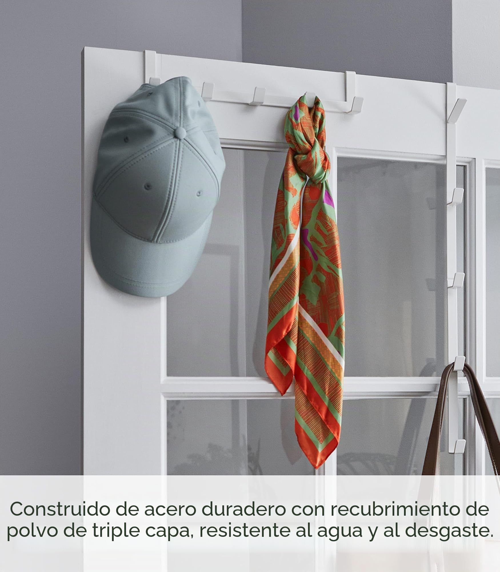 YAMAZAKI Home Smart - Zapatero para puerta blanco