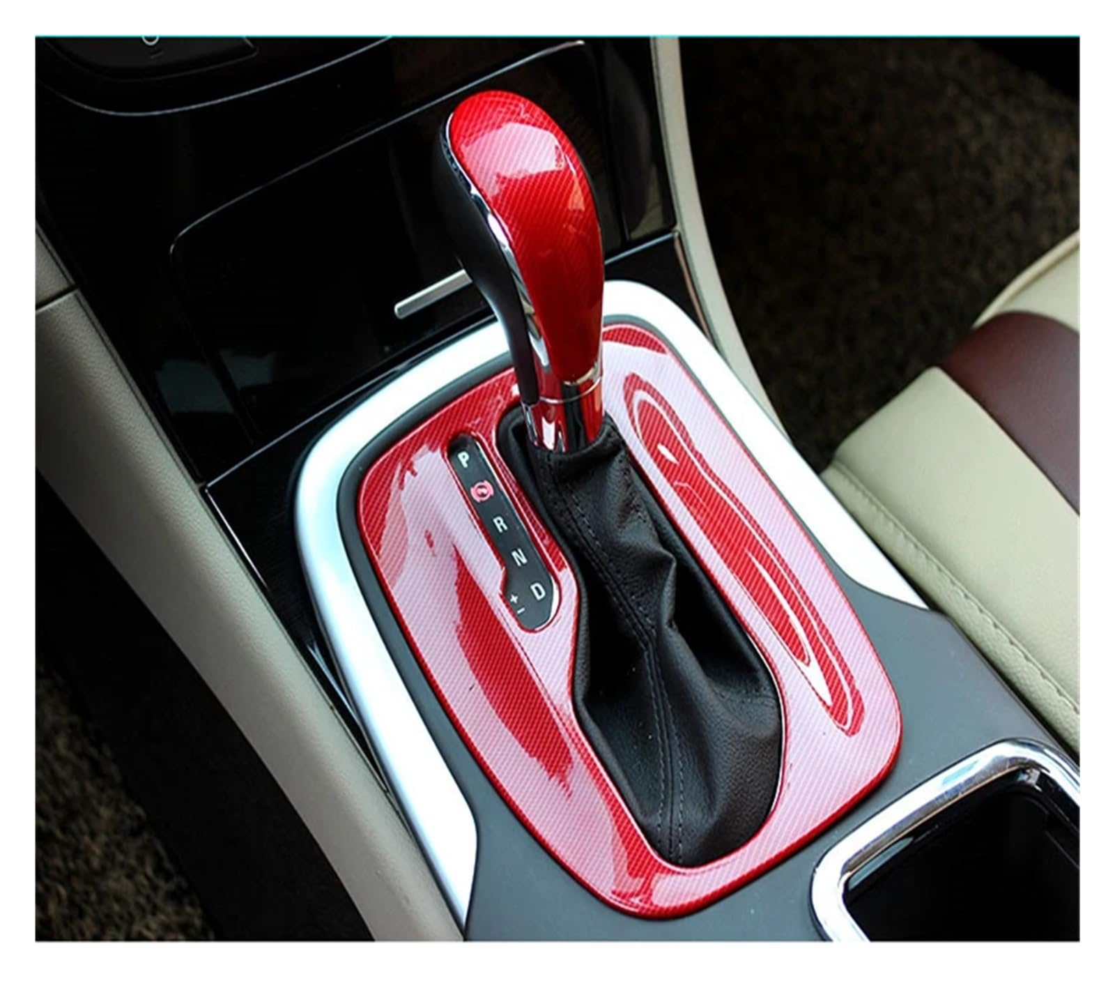 Automatic Gear Carbon Fiber Stickers ABS Car AccessoriesCompatible with BOpel Insignia Sedan Sport Tourer 2009 2010 2011 2012 2013 2014 2015(1pcs)