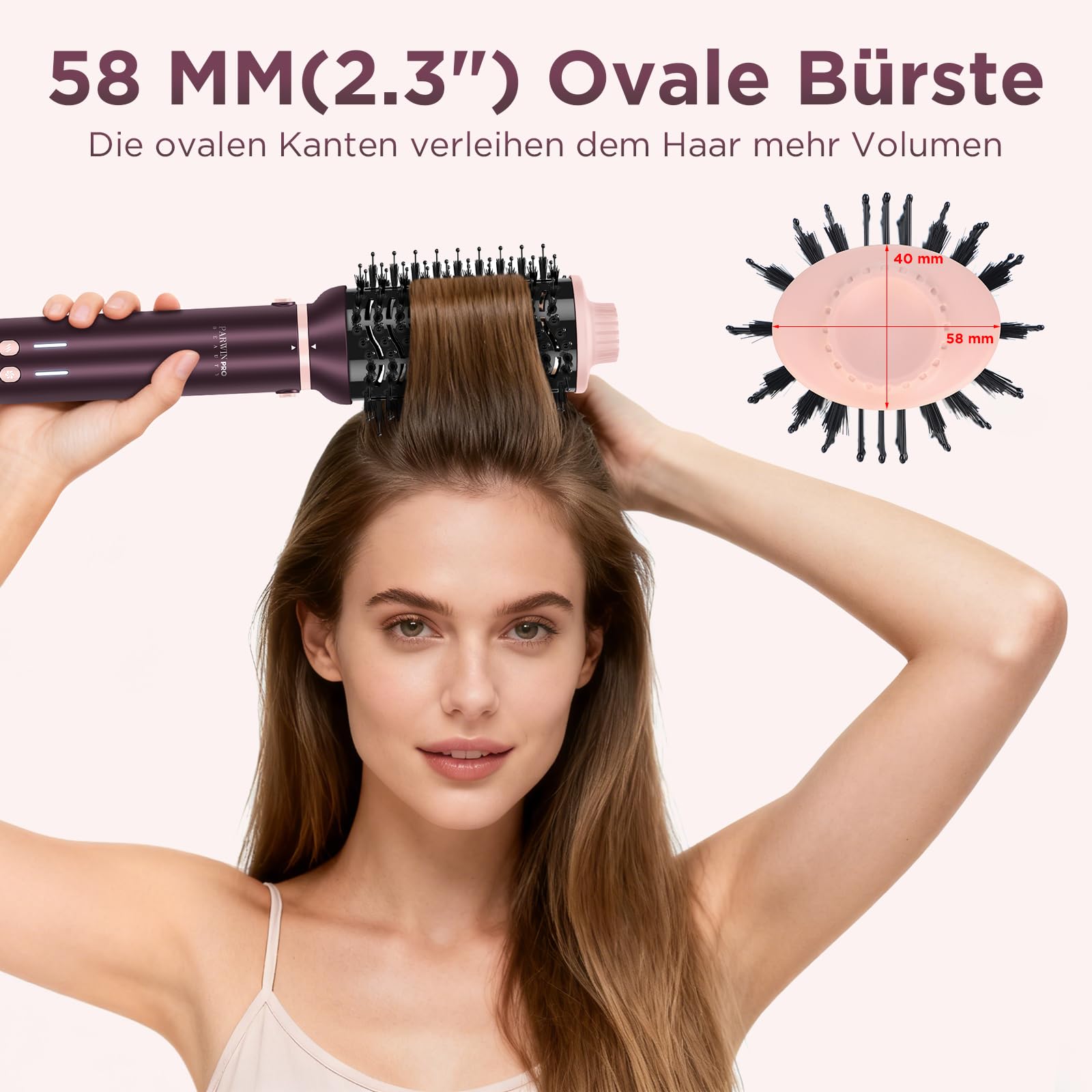 PARWIN PRO BEAUTY MaxAIR 2.0 7 in 1 Airstyler Multi-Styler Set, Lockenstab, Föhn 110000 U/Min, Volumenbürste