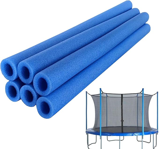 6pcs Replacement Trampoline Pole Foam Sleeves for 1.5 Inch Pole, Trampoline