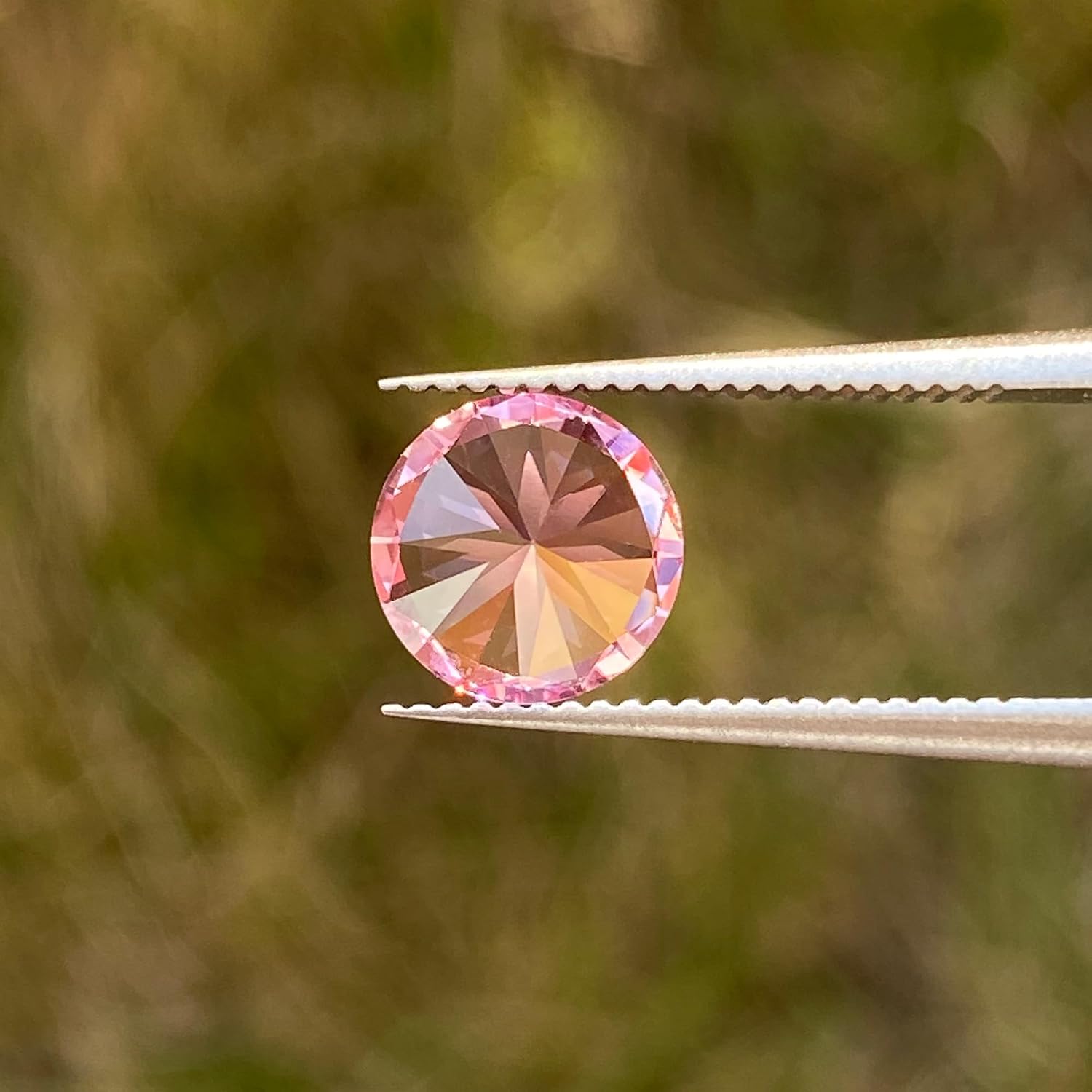 Lab-Grown Pink Sapphire, Round Cut Loose Stone, For Jewelry DIY Making, Earrings, Necklaces, Bracelets, Rings