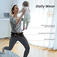 Vista 4 de Cinturón sacroilíaco – Cinturón de articulación SI para aliviar la ciática, articulaciones, pelvis, espalda baja, pierna y dolor del nervio sacro