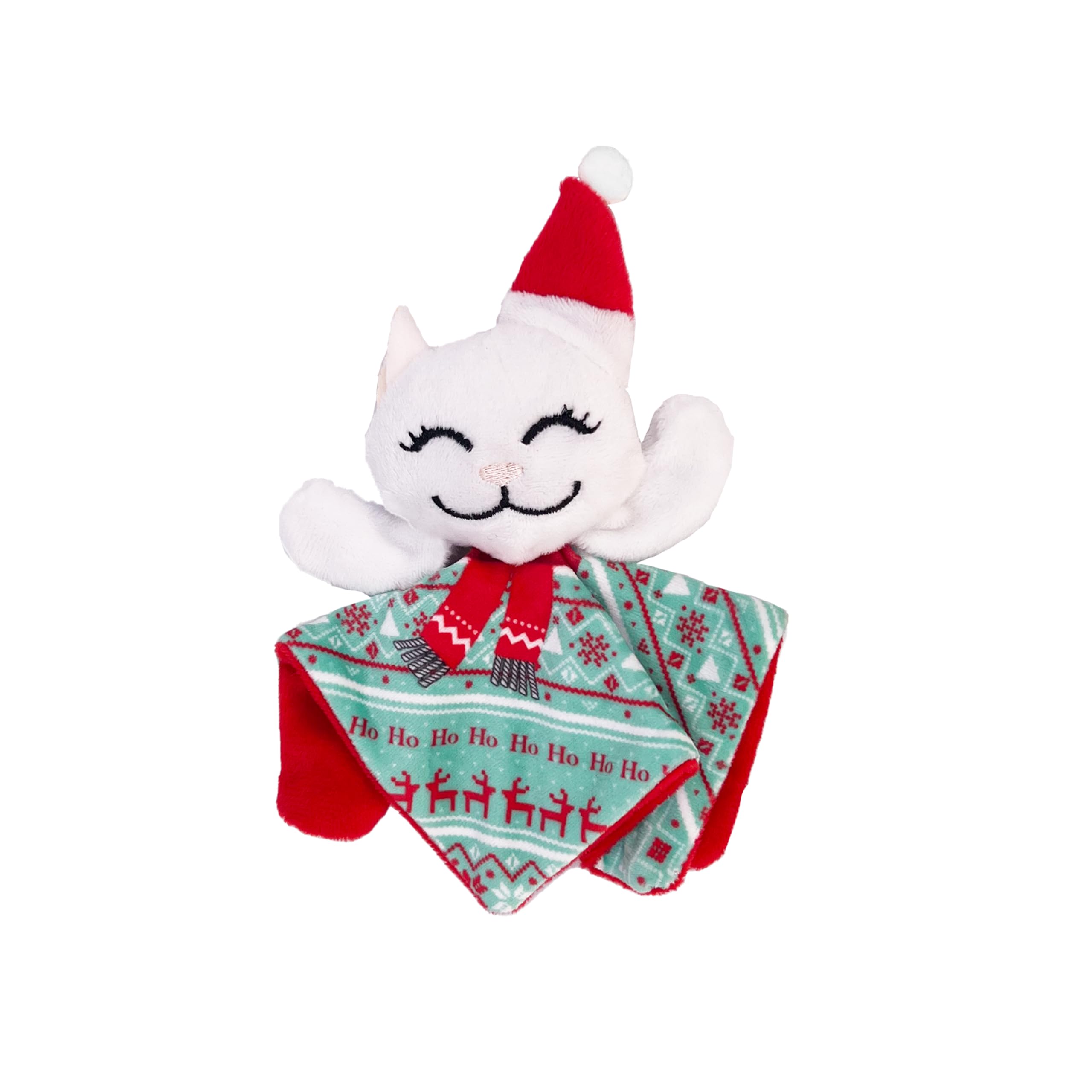 KONG Christmas Holiday Cat Toys with North American Catnip Crackles Santa